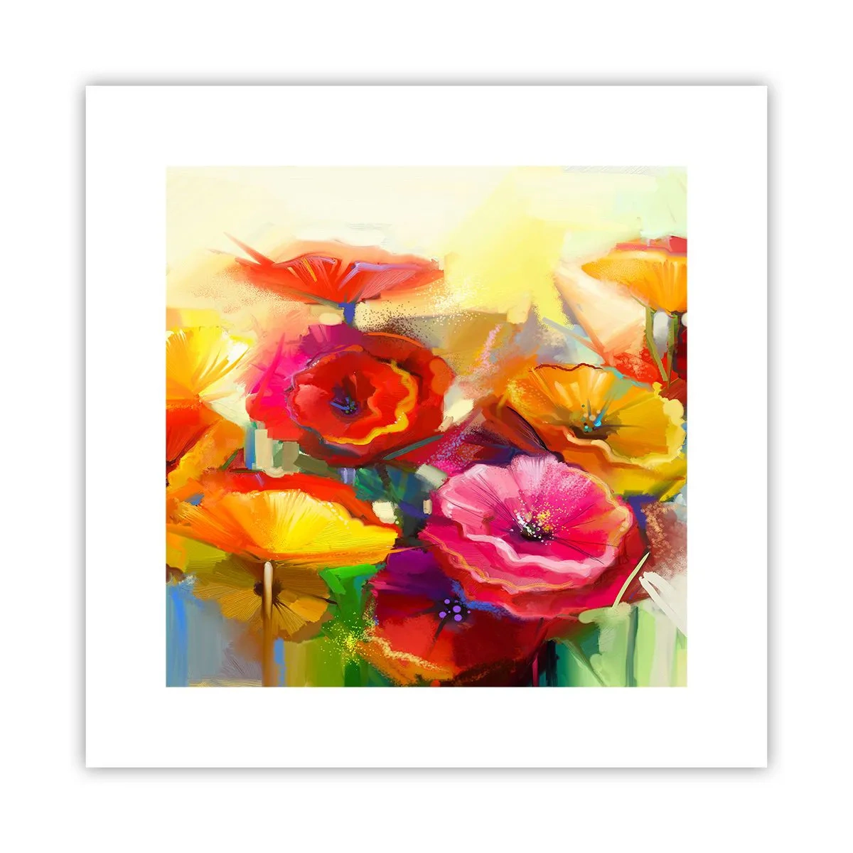 Plakat - Nie tylko czerwone - 30x30 cm