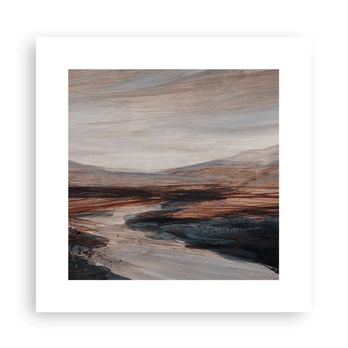 Plakat - Spokojna dolina - 30x30 cm