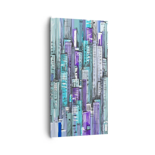 Obraz na płótnie - Pobłękitniałe od nieba - 65x120 cm