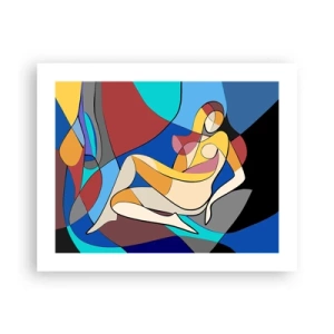 Plakat - Kubistyczny akt - 50x40 cm