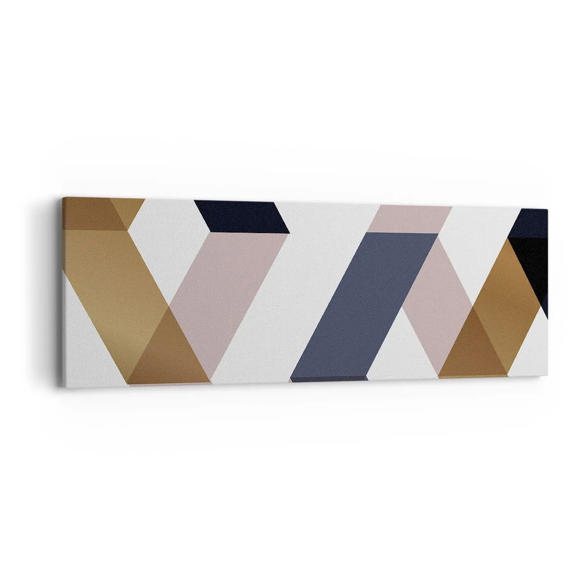 Obraz na płótnie - Płaszczyzny i kąty - 90x30 cm