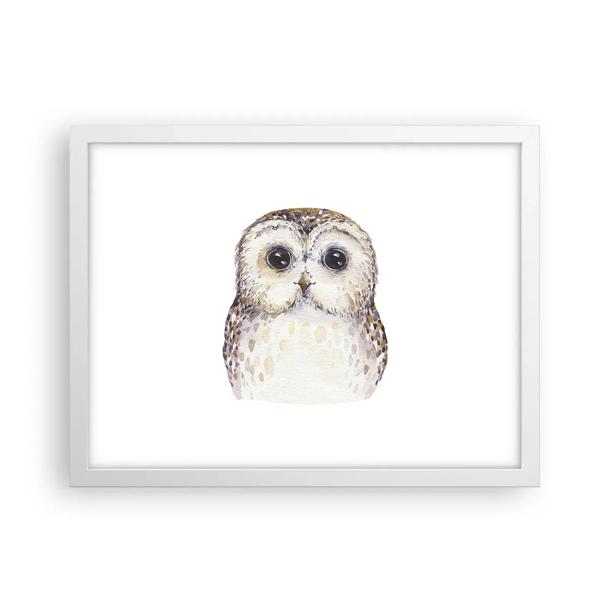 Plakat w białej ramie - Spójrz mi w oczy - 40x30 cm