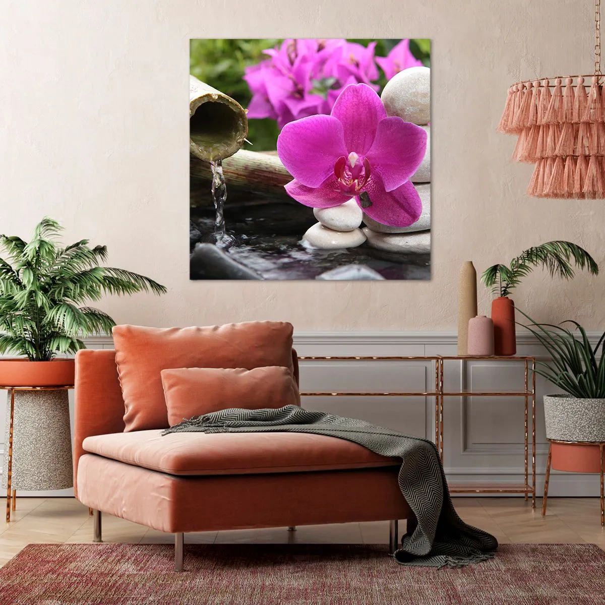 Obraz na płótnie - Już odpoczywasz - 70x70 cm