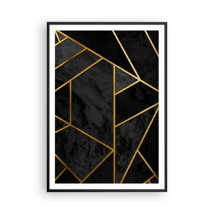 Plakat w czarnej ramie - Mrok i blask - 70x100 cm