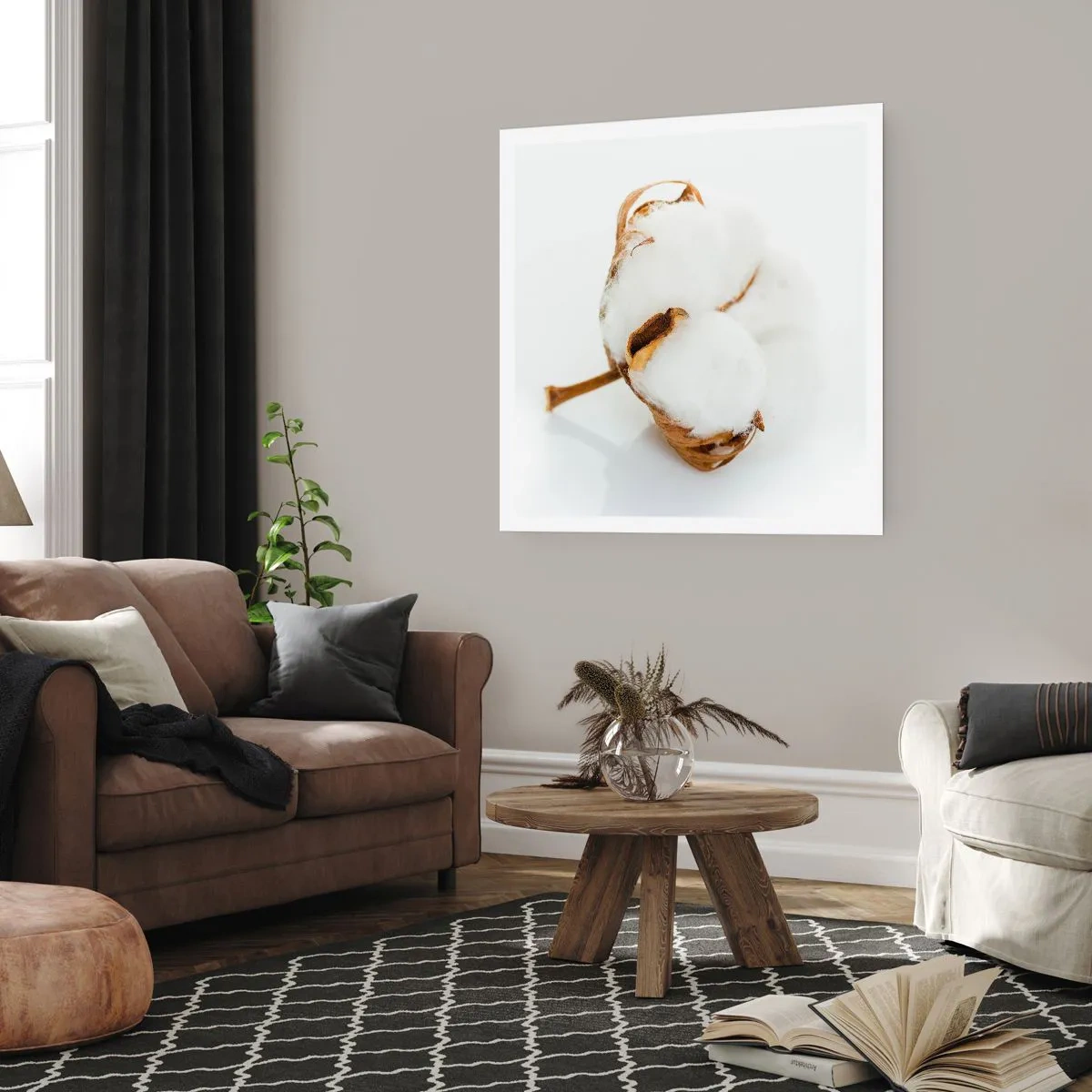 Plakat - Miękka z natury - 50x50 cm