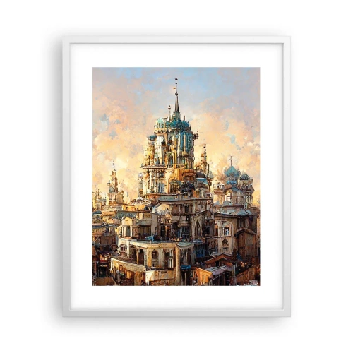 Plakat w białej ramie - Miasto miast - 40x50 cm