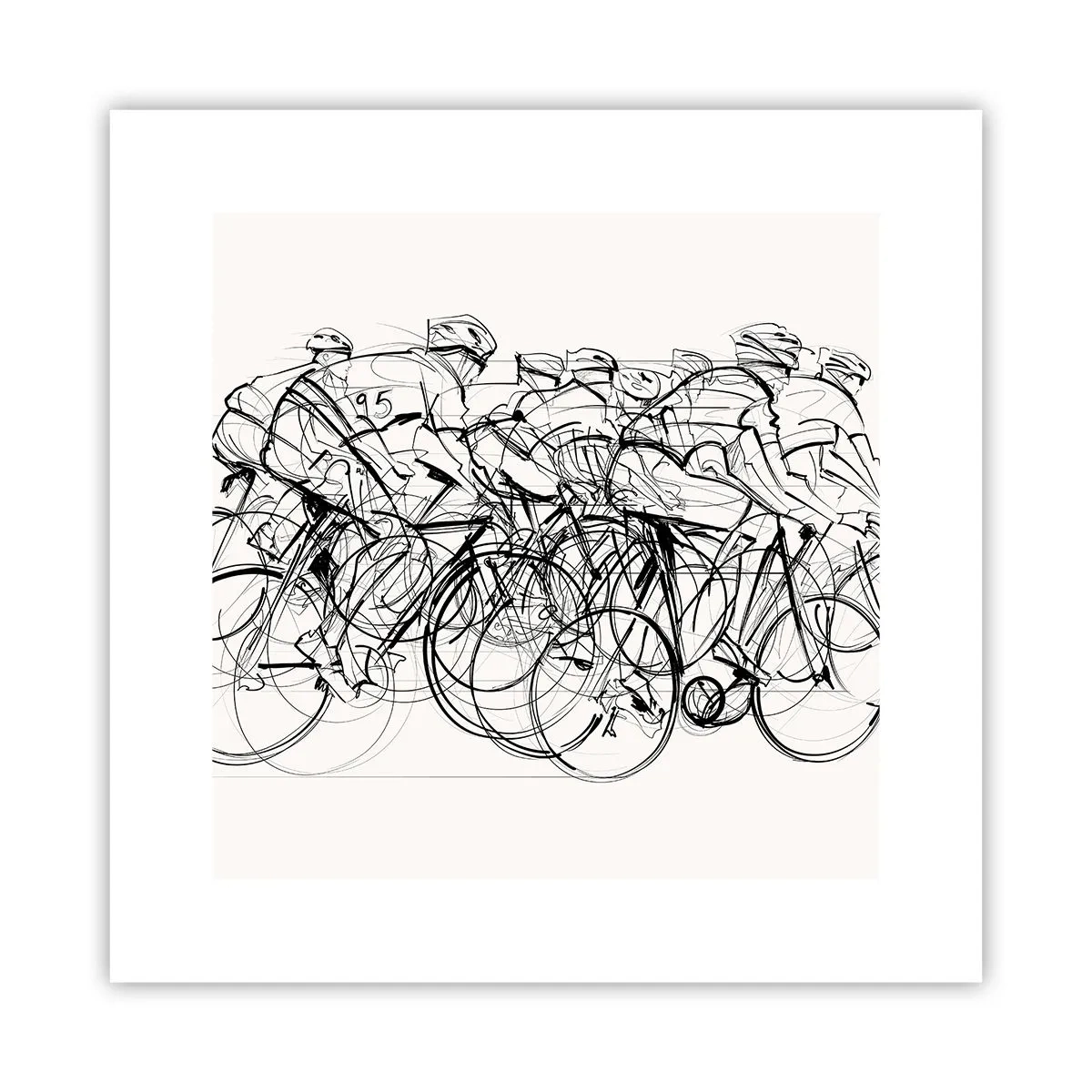 Plakat - Wespół w zespół - 30x30 cm