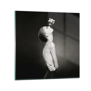 Obraz na szkle - Ekscentryczna elegancja - 60x60 cm
