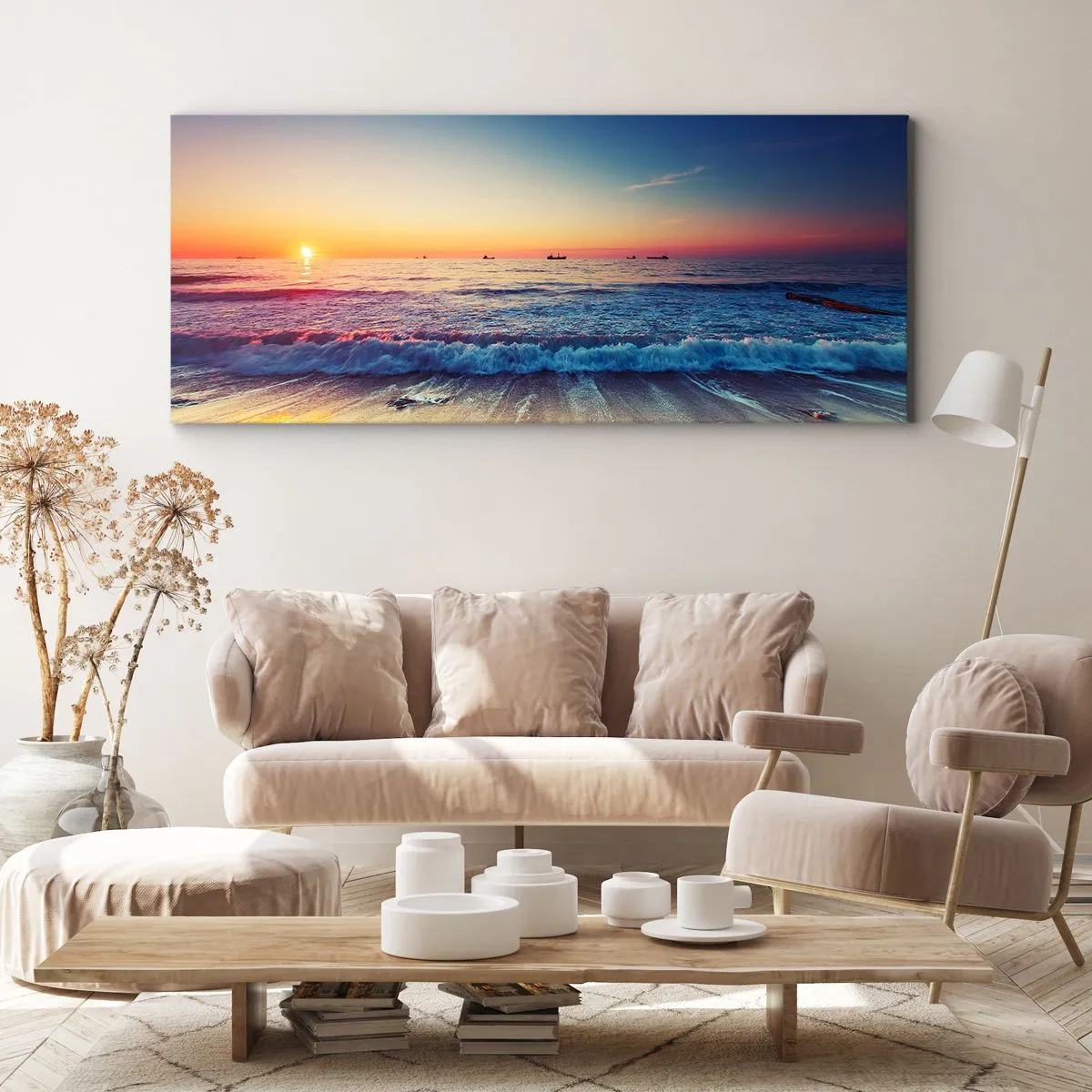 Obraz na płótnie - A co za horyzontem? - 100x40 cm