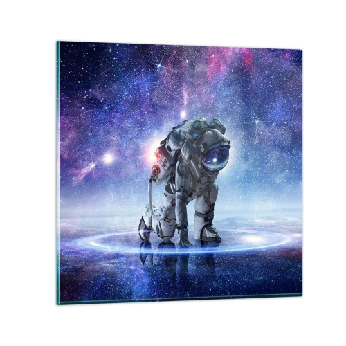 Obraz na szkle - Niebo gwiaździste nade mną - 70x70 cm