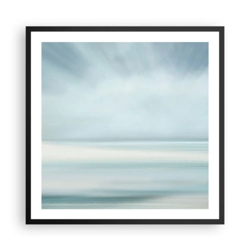 Plakat w czarnej ramie - Spokój aż po horyzont - 60x60 cm