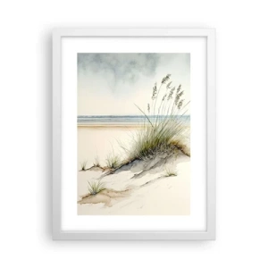 Plakat w białej ramie - Wypieszczone przez wiatr - 30x40 cm