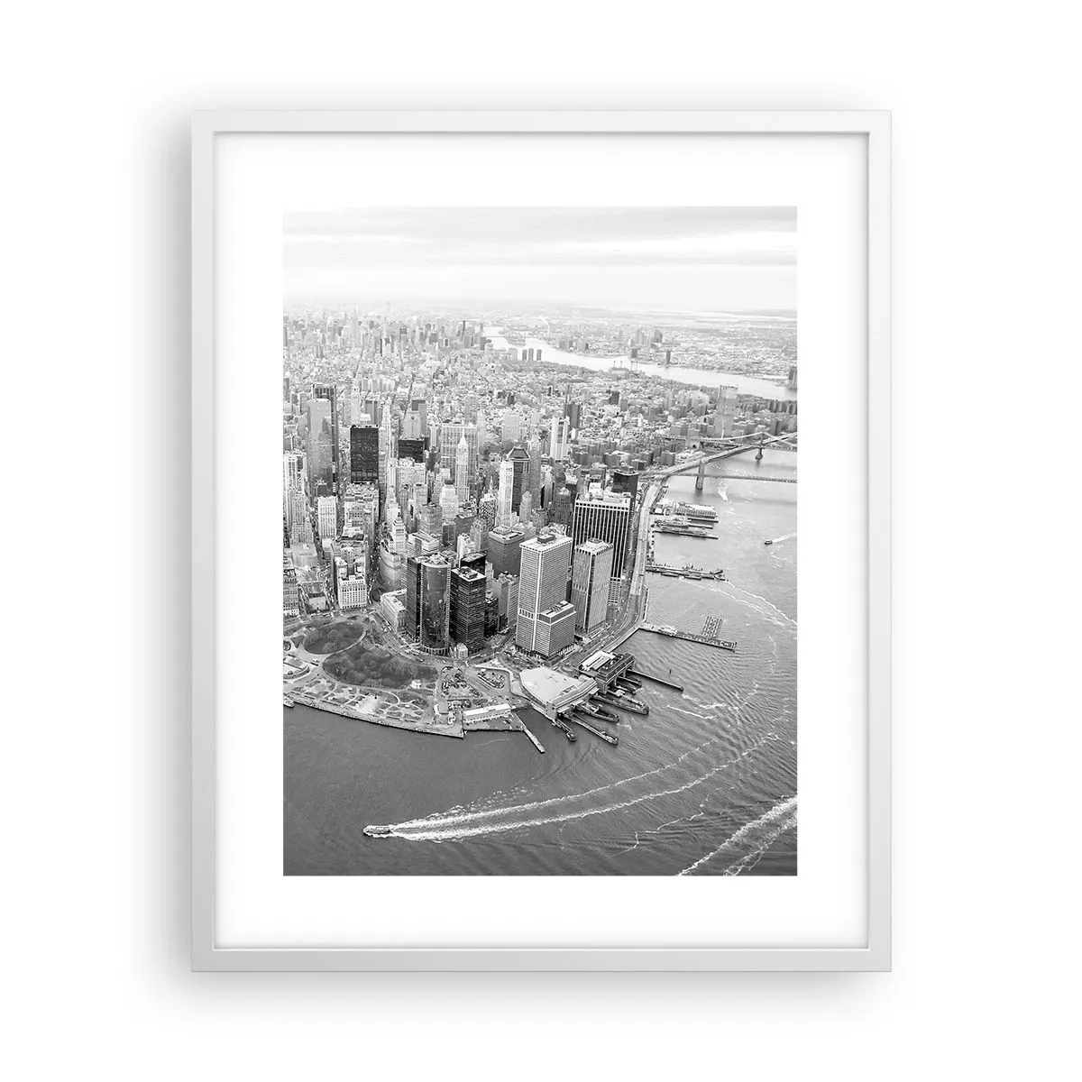 Plakat w białej ramie - Jak nie pokochać? - 40x50 cm