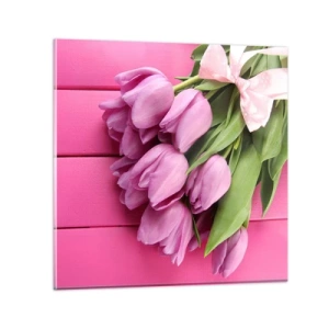 Obraz na szkle - Właśnie dla ciebie - 70x70 cm