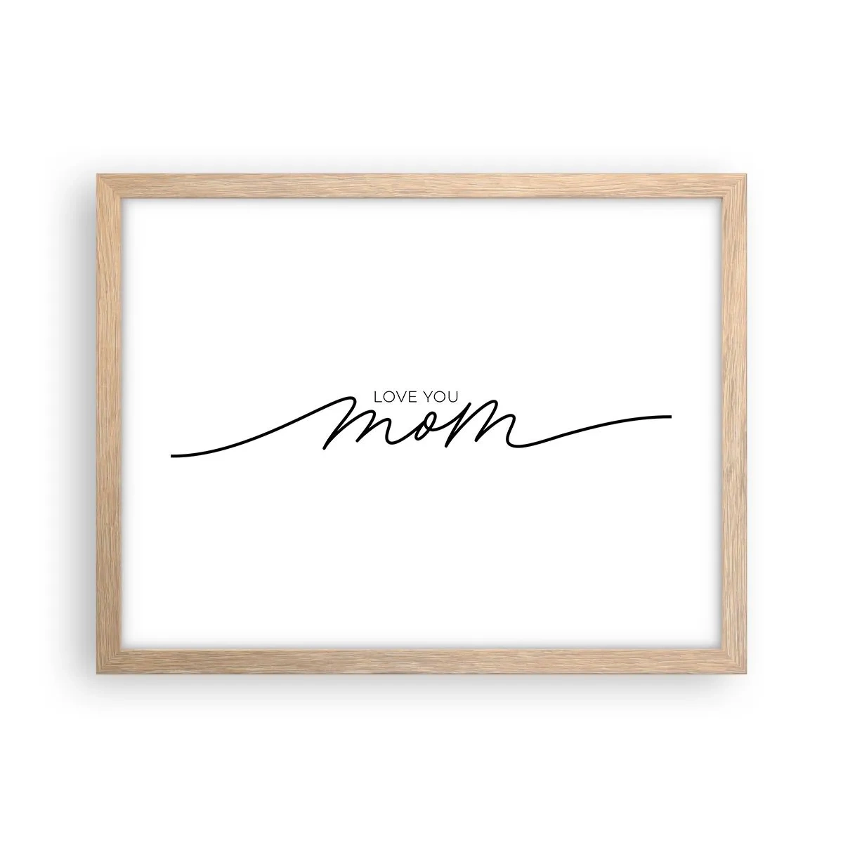 Plakat w ramie jasny dąb - Wielkie wzruszenie - 40x30 cm