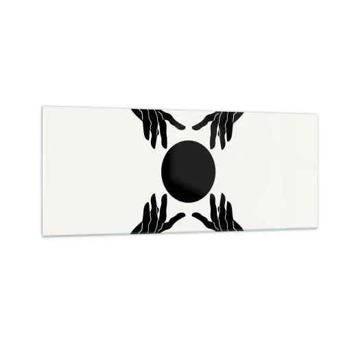 Obraz na szkle - Tajemny znak - 100x40 cm