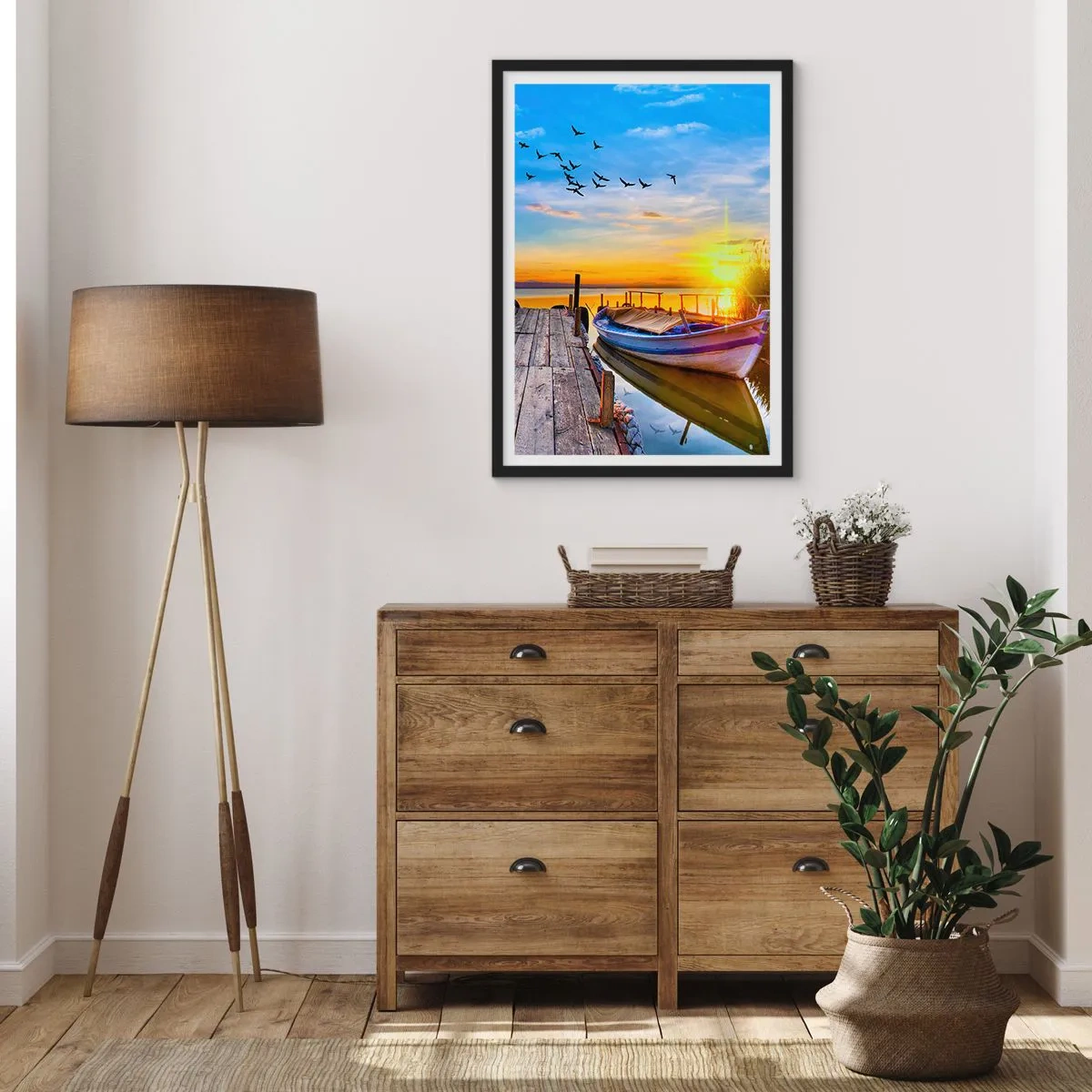 Plakat w czarnej ramie - Do widzenia, do jutra - 70x100 cm