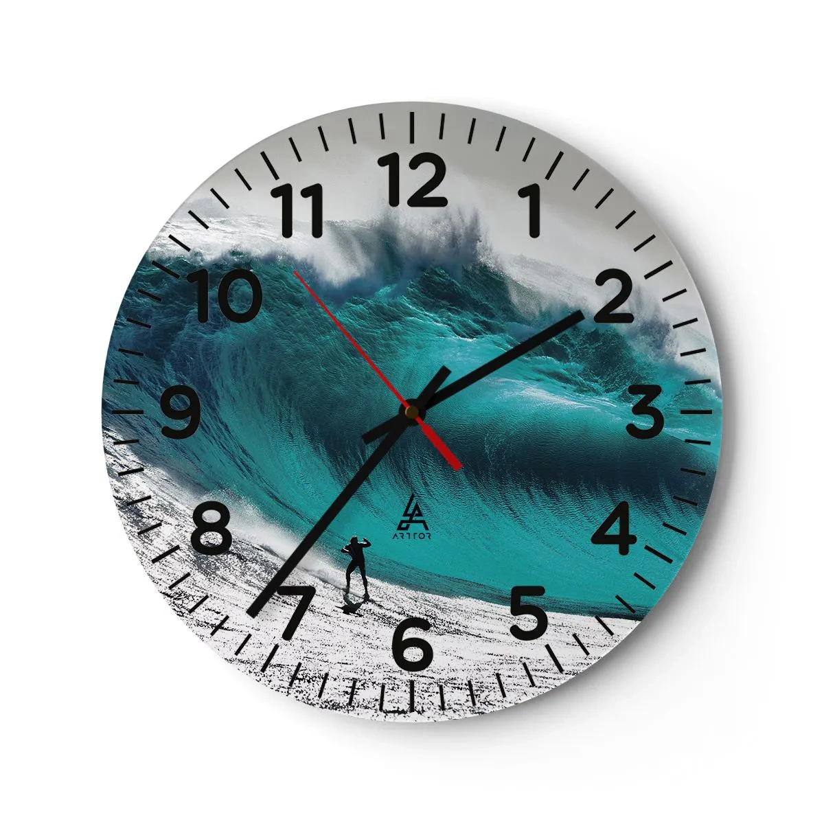 Zegar ścienny - Wyzwanie przyjęte - 30x30 cm