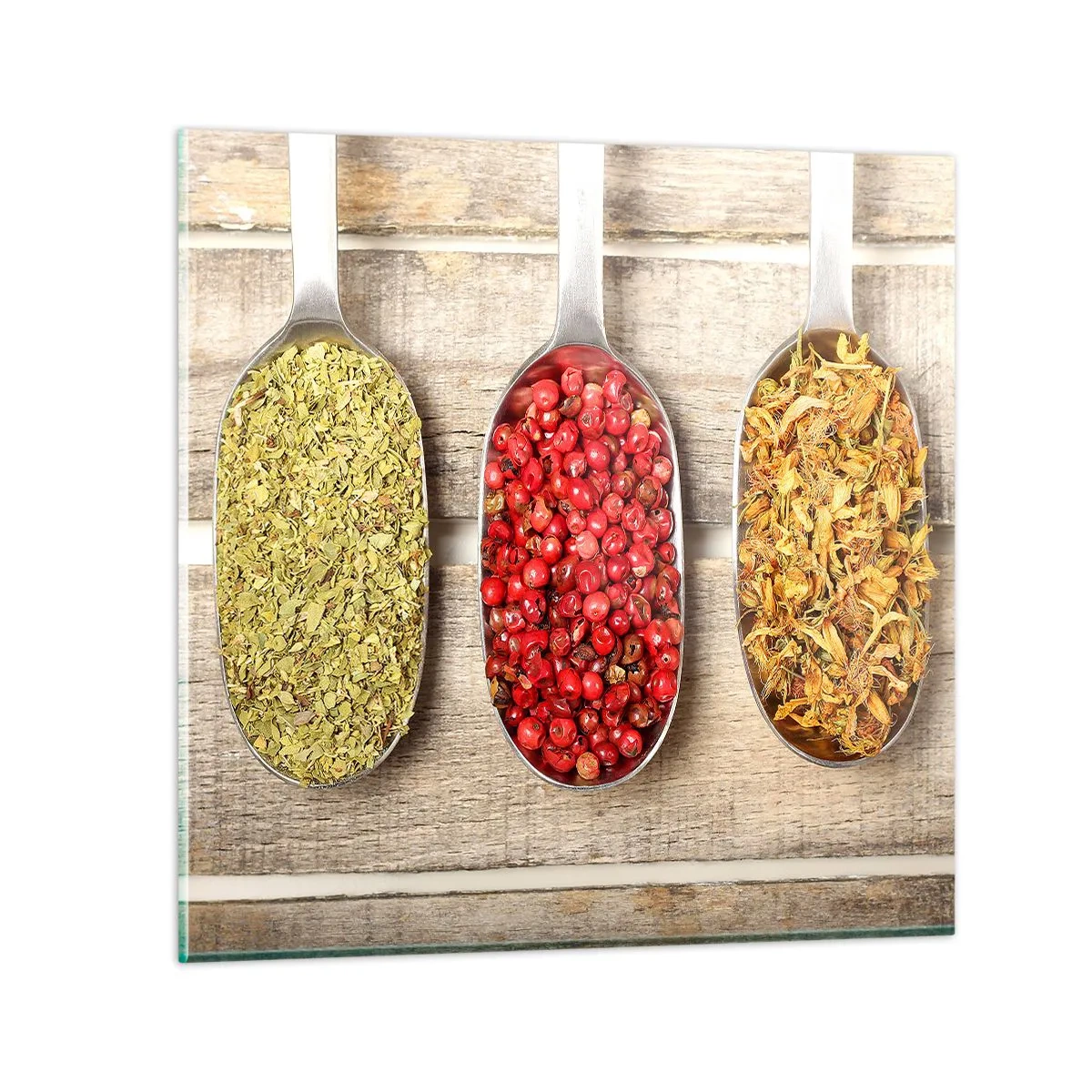 Obraz na szkle - Kuchenna magia - 60x60 cm