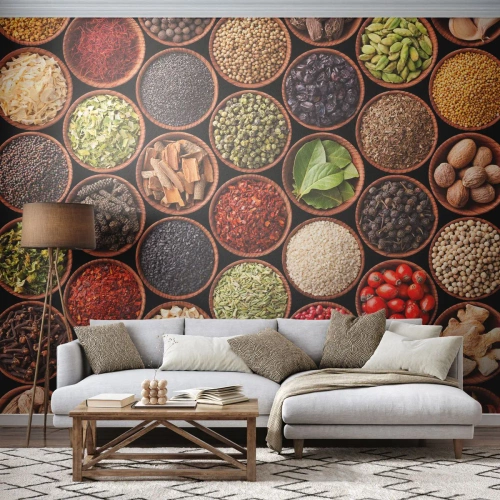 Fototapeta Premium Sand - Wszystkie smaki świata - Gastronomia, Przyprawy, Suszone Zioła - 250x175 cm