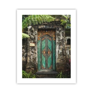 Plakat - Drzwi do egzotycznego świata - 40x50 cm