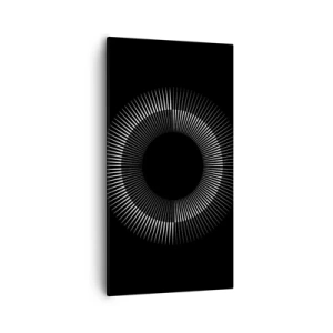 Obraz na płótnie - Czarne Słońce - 55x100 cm