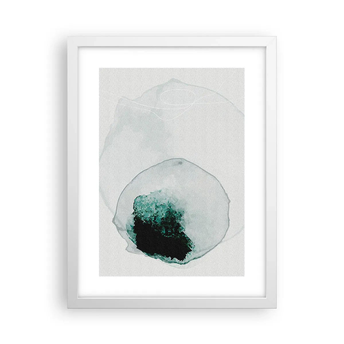 Plakat w białej ramie - W kropli wody - 30x40 cm