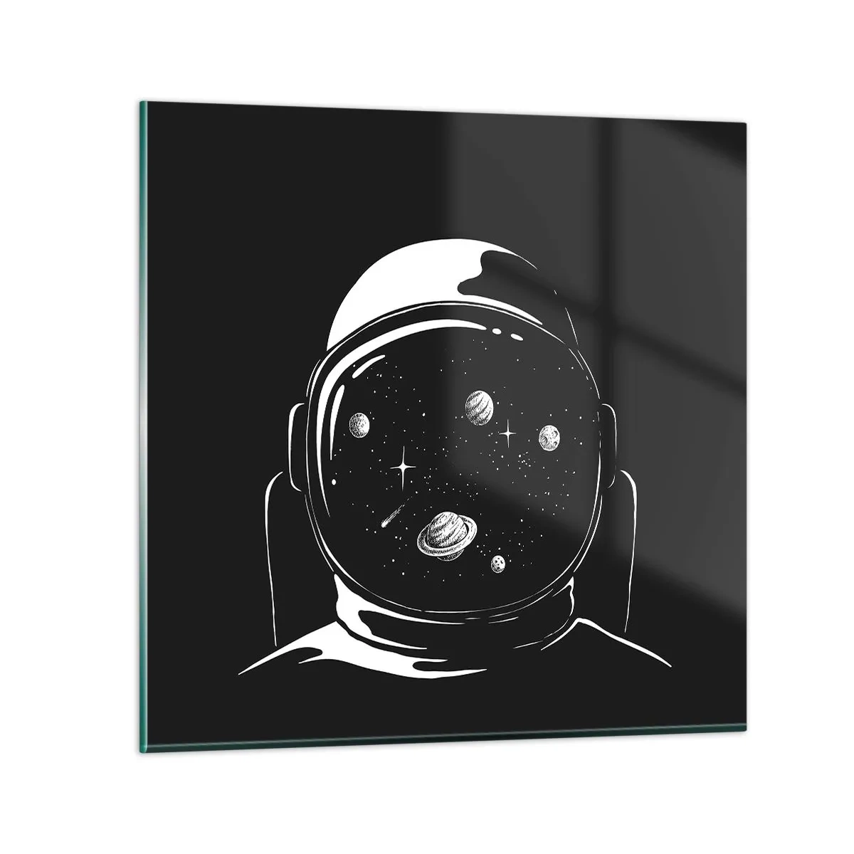 Obraz na szkle - Niezły widok - 40x40 cm