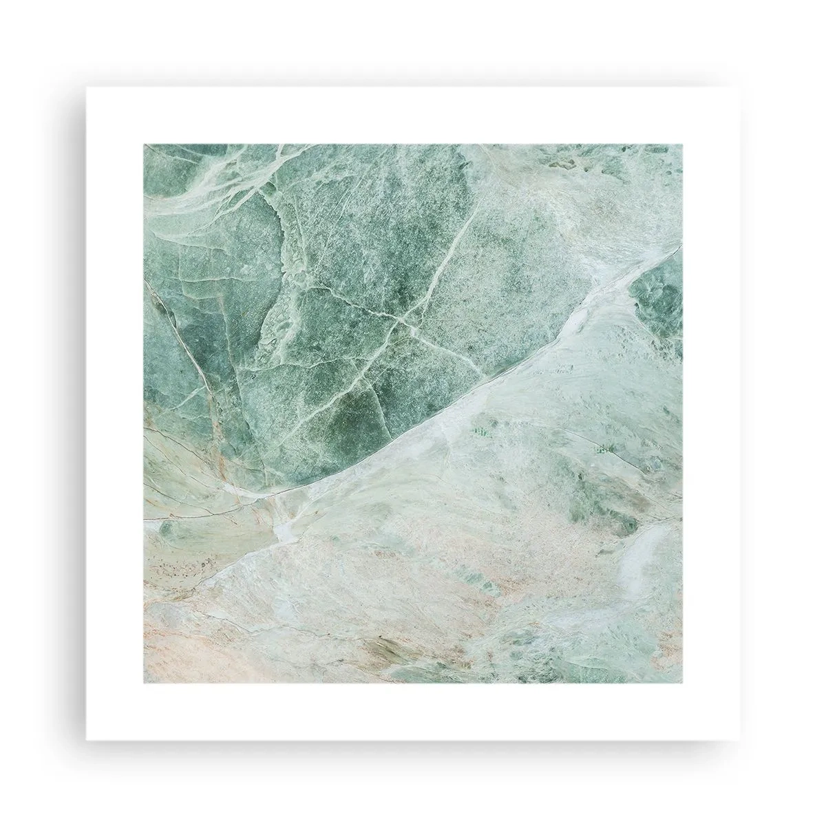 Plakat - Szlachetny chłód kamienia - 40x40 cm