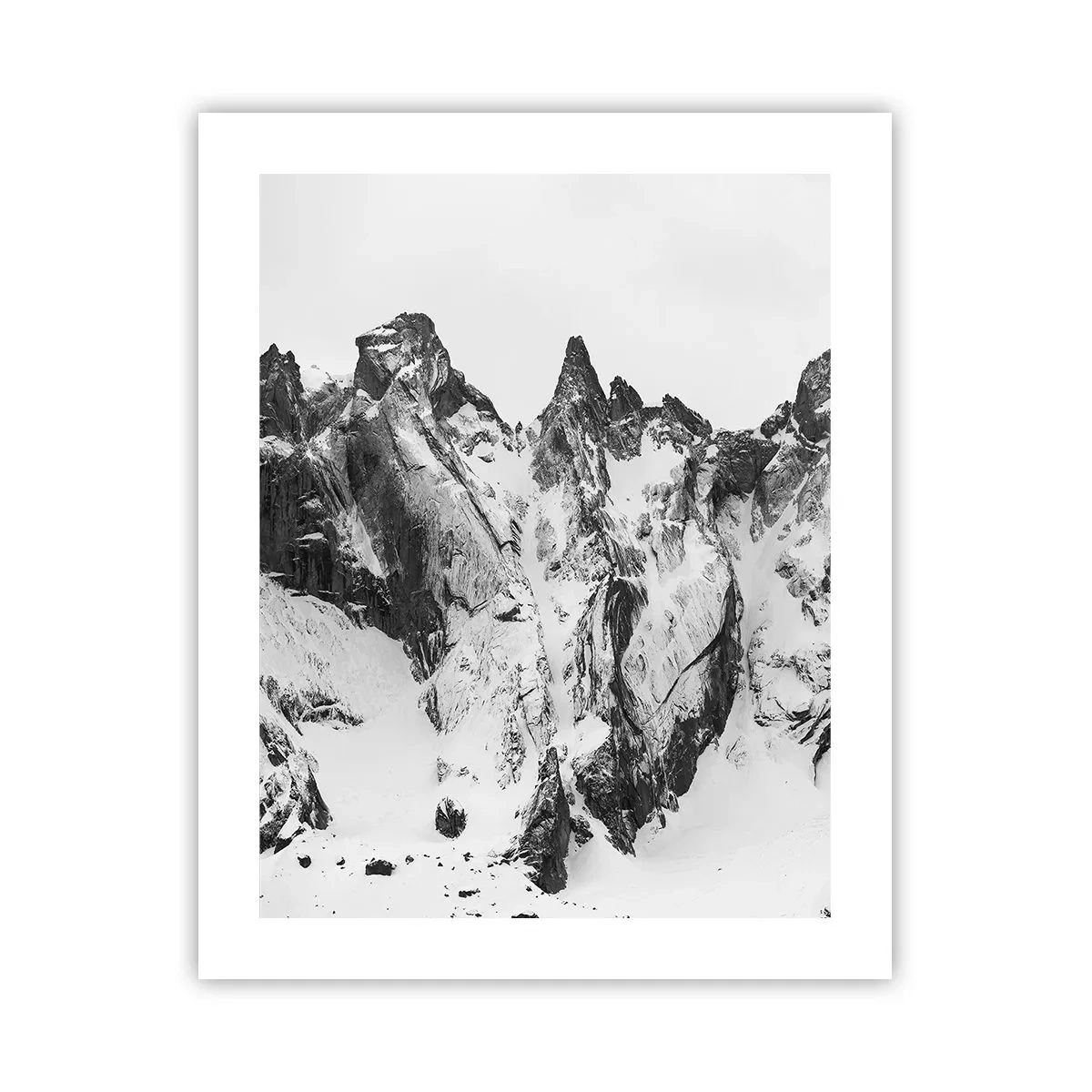 Plakat - Granitowa groźna grań - 40x50 cm