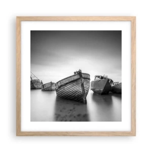 Plakat w ramie jasny dąb - Już tylko wspomnienia… - 40x40 cm