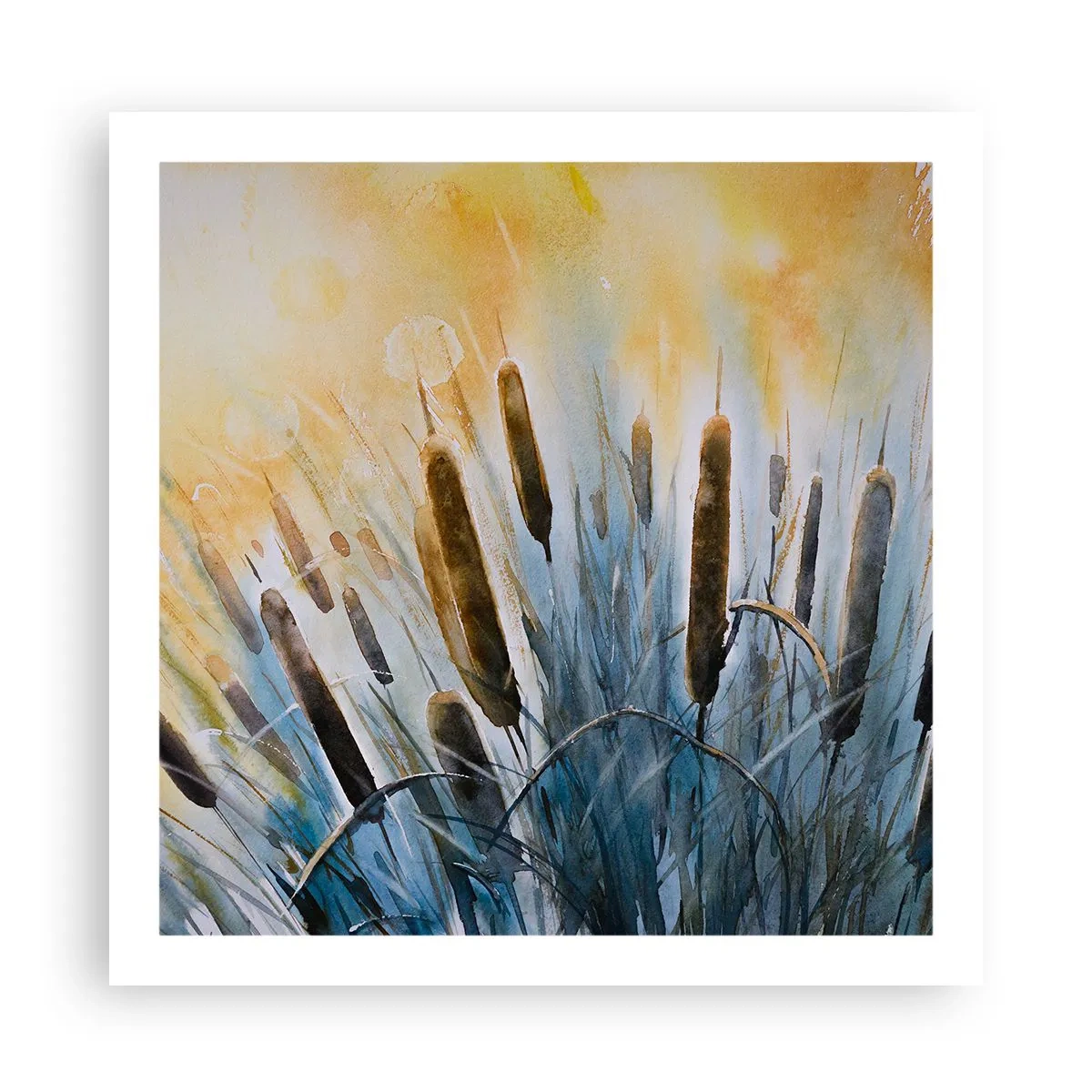 Plakat - Chłód wody, słońca żar - 60x60 cm