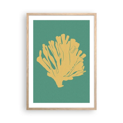 Plakat w ramie jasny dąb - Krzak podwodnego lasu - 50x70 cm