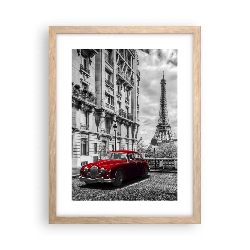 Plakat w ramie jasny dąb - Drapieżnik w mieście - 30x40 cm