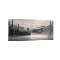 Üveg kép - Ábrándosan, ködben - 120x50 cm