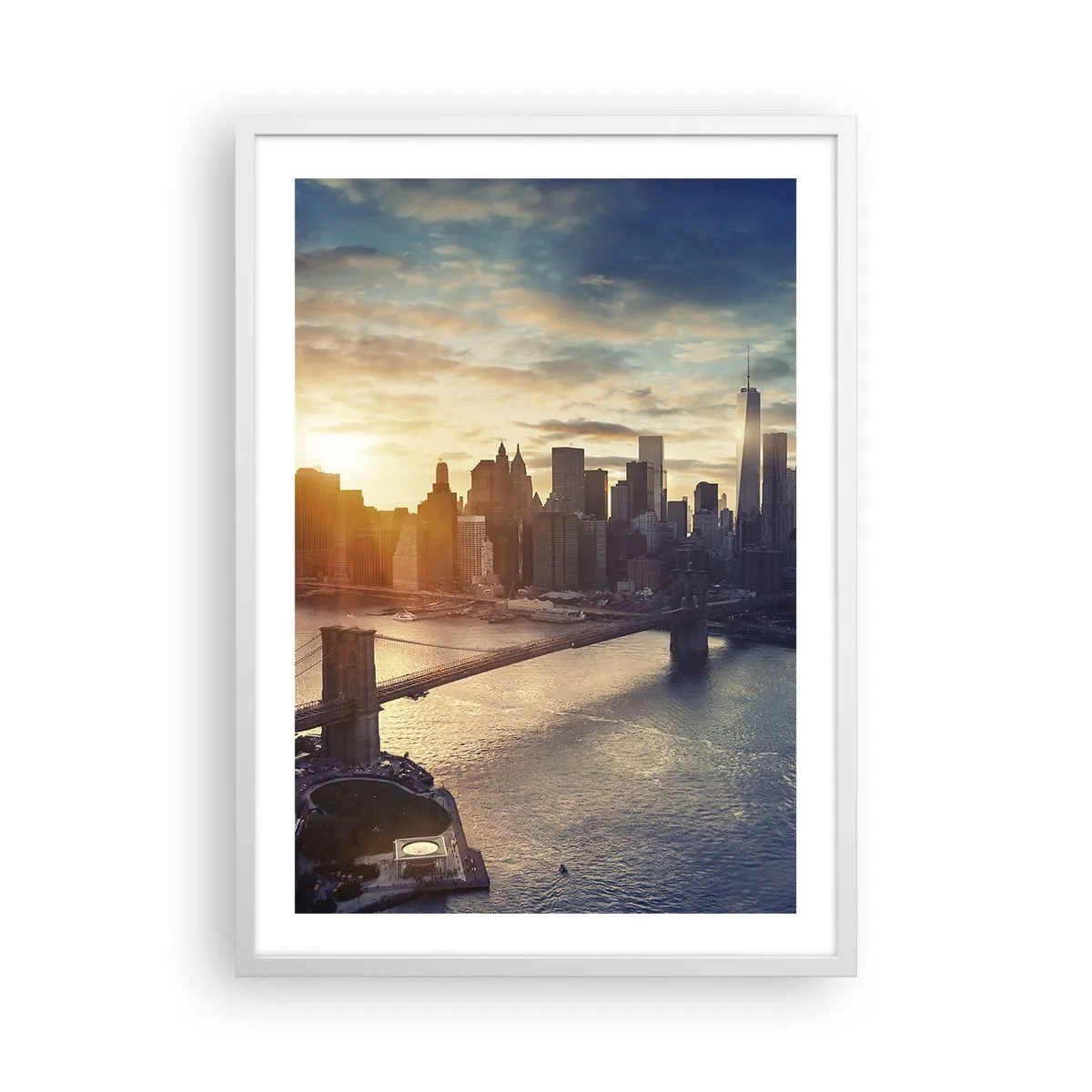 Plakat w białej ramie - Pomnik kultury Zachodu - 50x70 cm