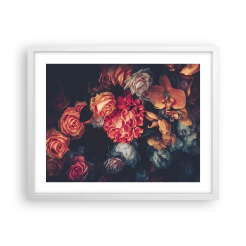 Plakat w białej ramie - Jak u holenderskich mistrzów - 50x40 cm