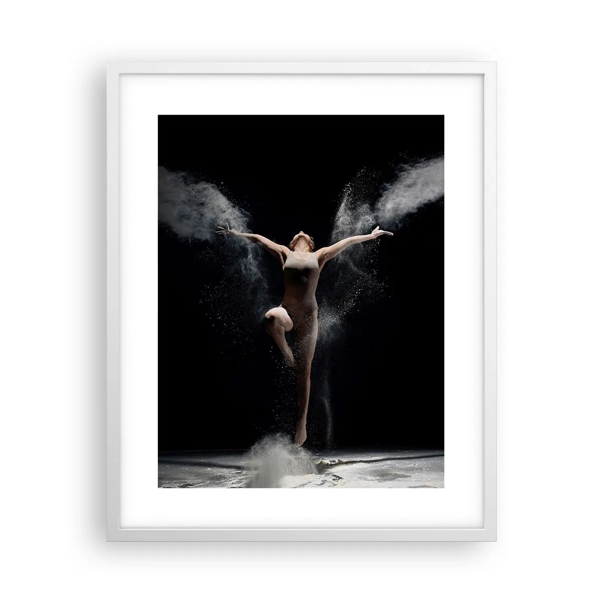 Plakat w białej ramie - Elfy istnieją - 40x50 cm