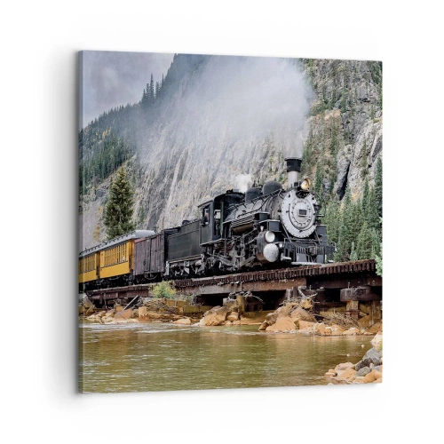 Obraz na płótnie - A dokąd to? Dokąd? - 60x60 cm