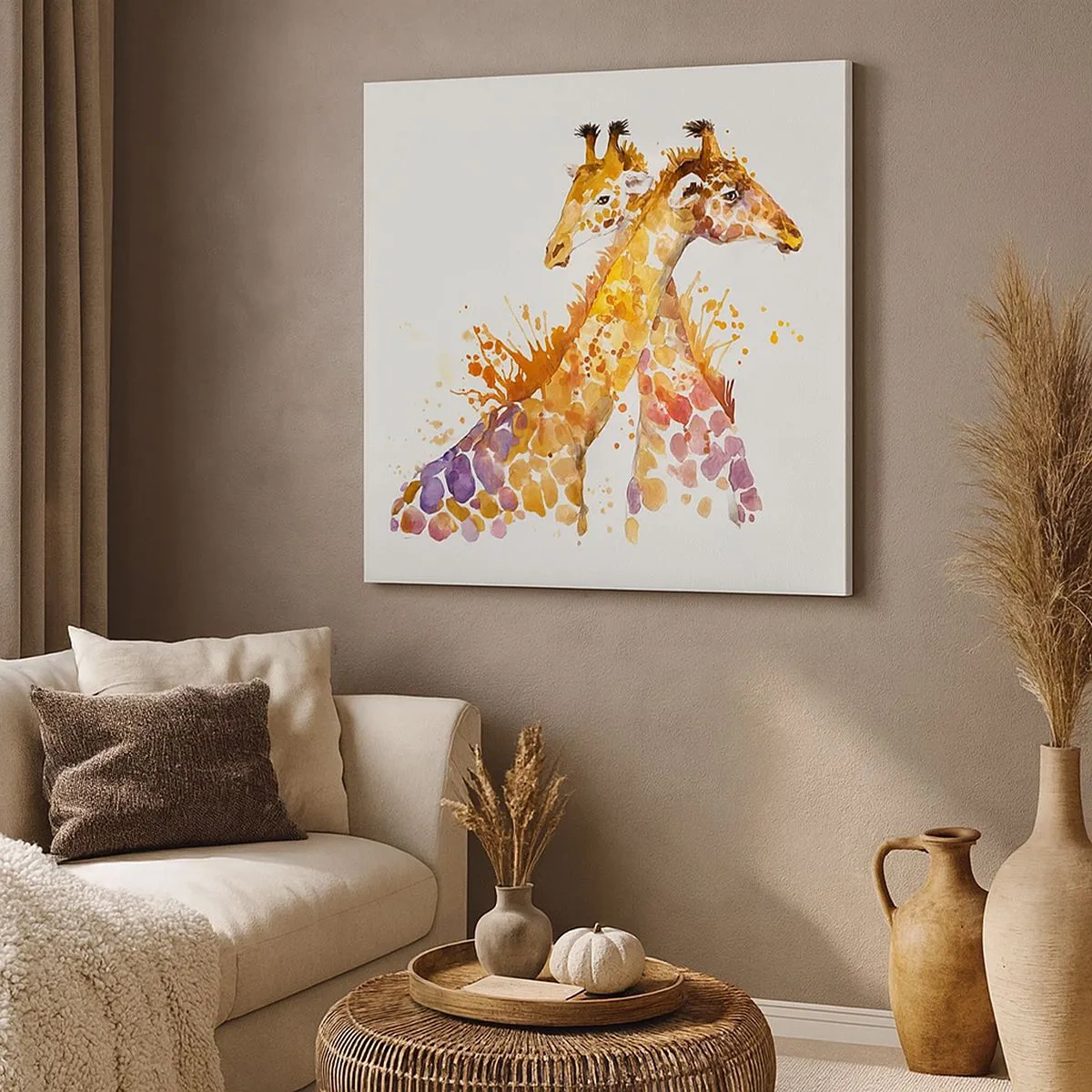 Obraz na płótnie - Czy to jest przyjaźń czy to jest kochanie? - 30x30 cm