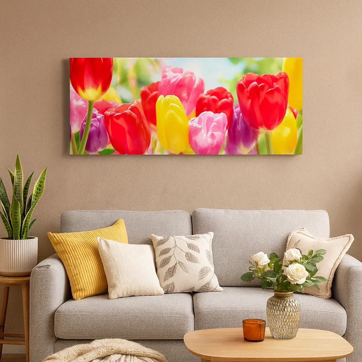 Obraz na płótnie - To my, kolory maja! - 30x30 cm