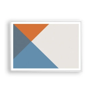 Plakat w białej ramie - Pod kątem… - 100x70 cm