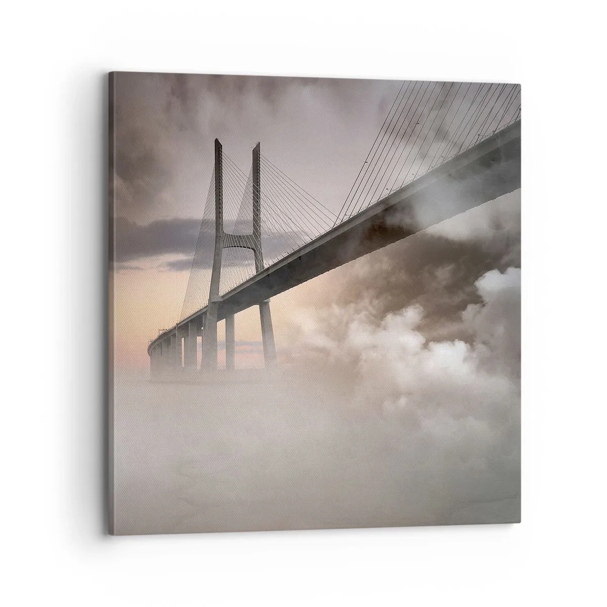 Obraz na płótnie - Nad rzeką, której nie ma - 70x70 cm