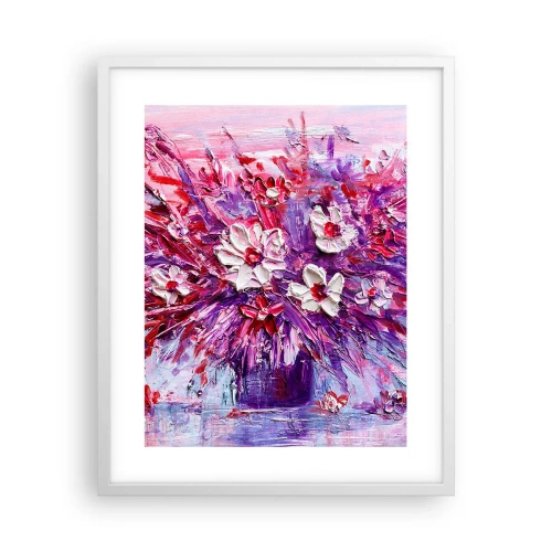 Plakat w białej ramie - Niewinność i namiętność - 40x50 cm