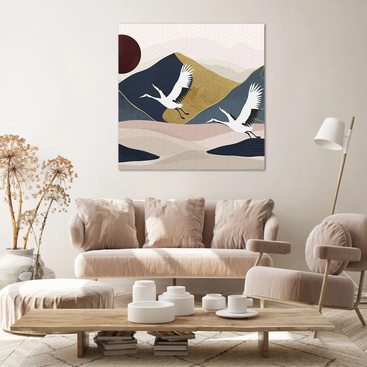 Obraz na płótnie - I znowu ZLECIAŁ dzień - 60x60 cm