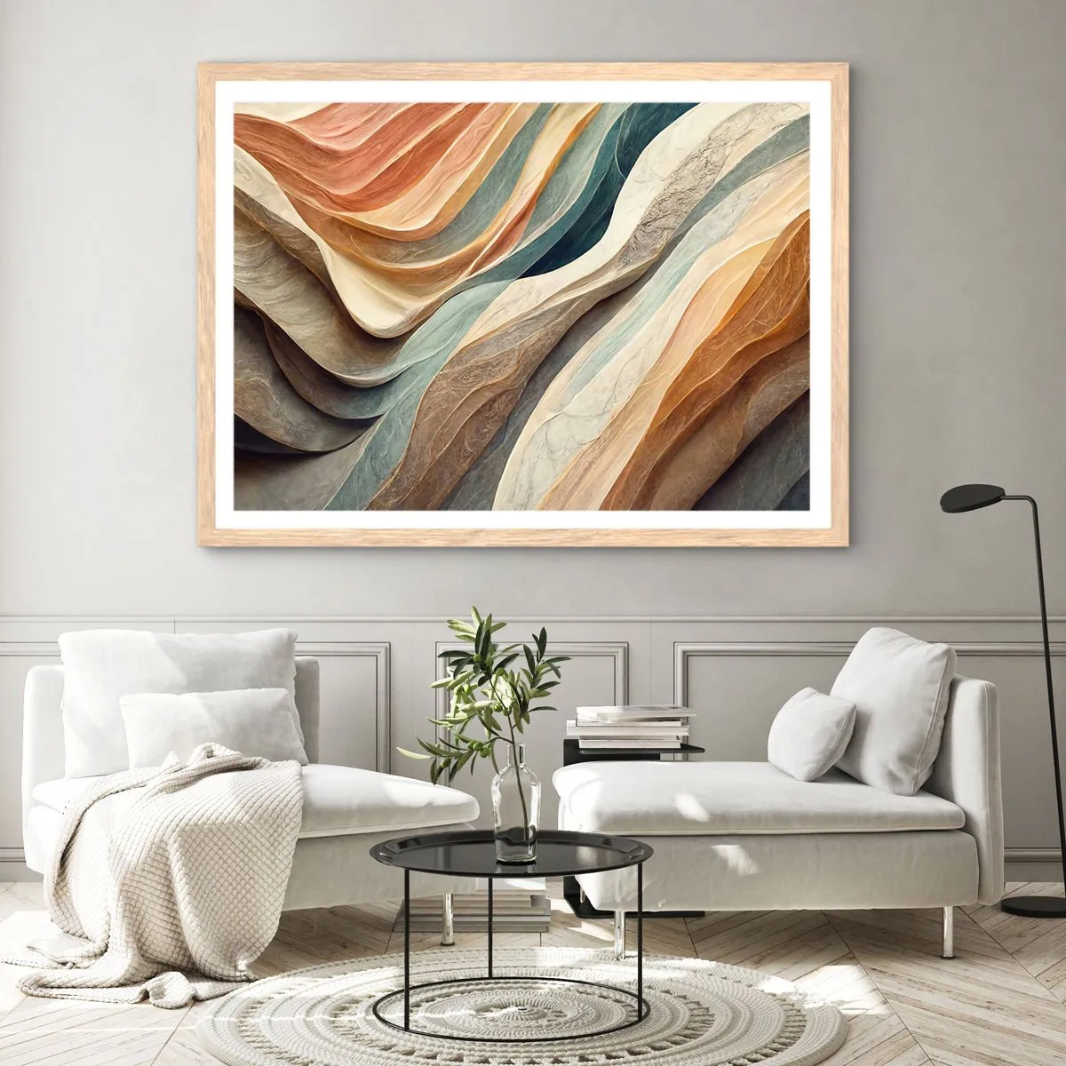 Plakat w ramie jasny dąb - Chwila przed zmianą - 100x70 cm