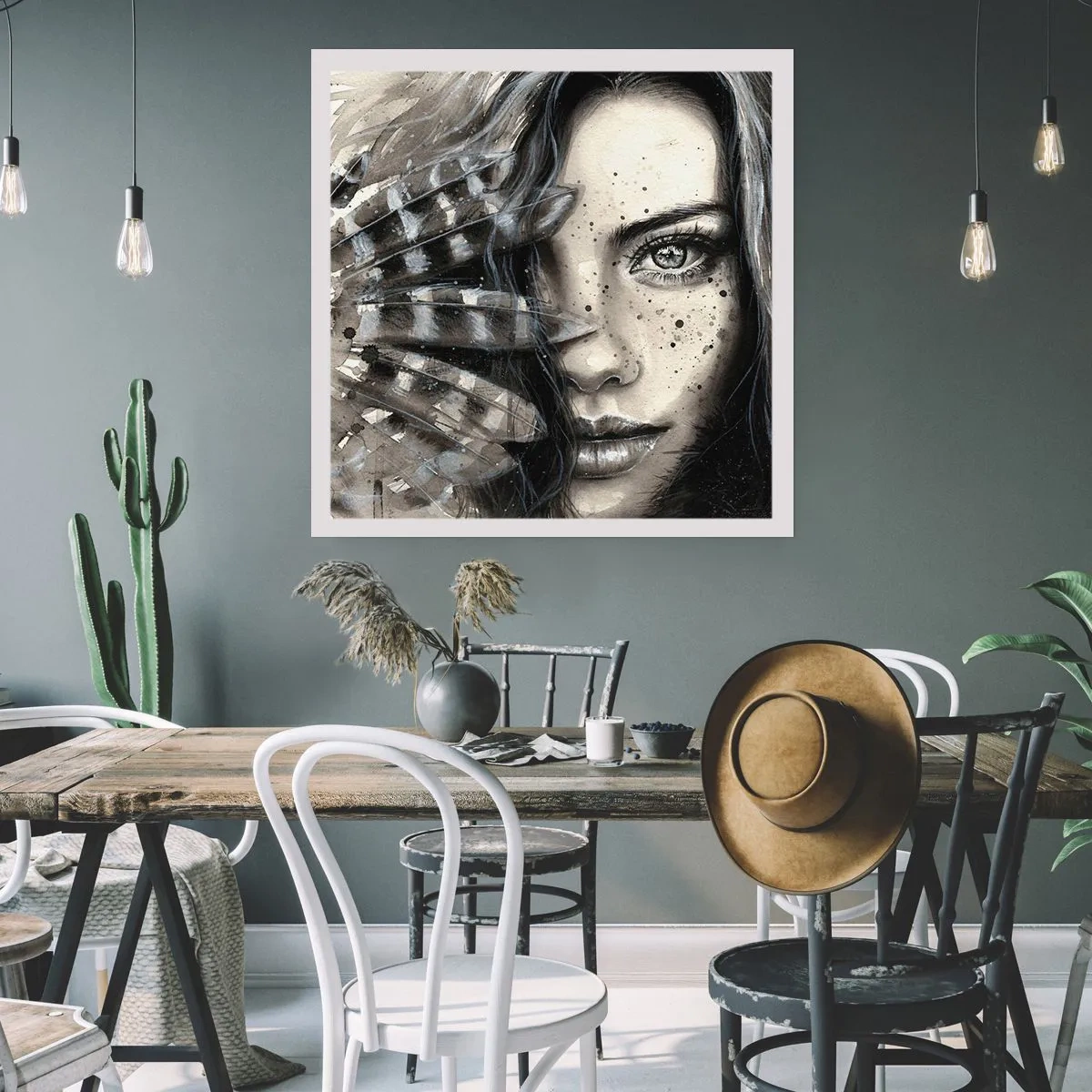 Plakat - Dzika piękność - 60x60 cm