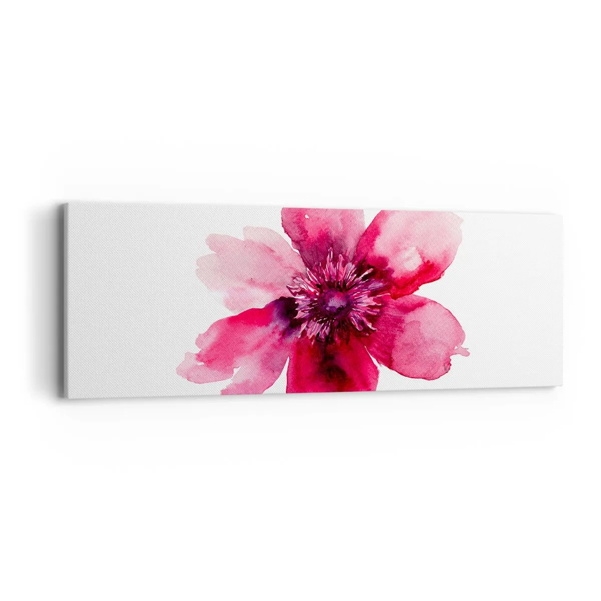 Obraz na płótnie - Karminowy wonny pocałunek - 90x30 cm