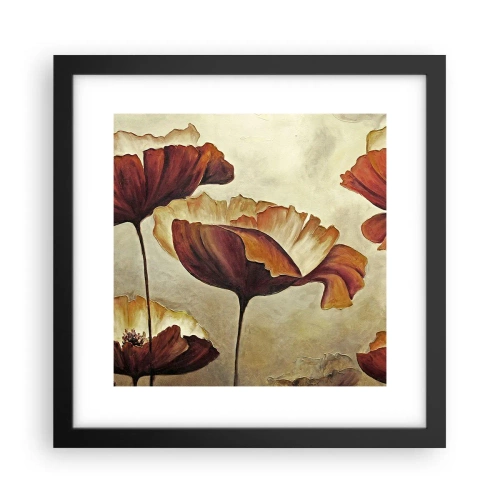 Plakat w czarnej ramie - Łąki łan - 30x30 cm