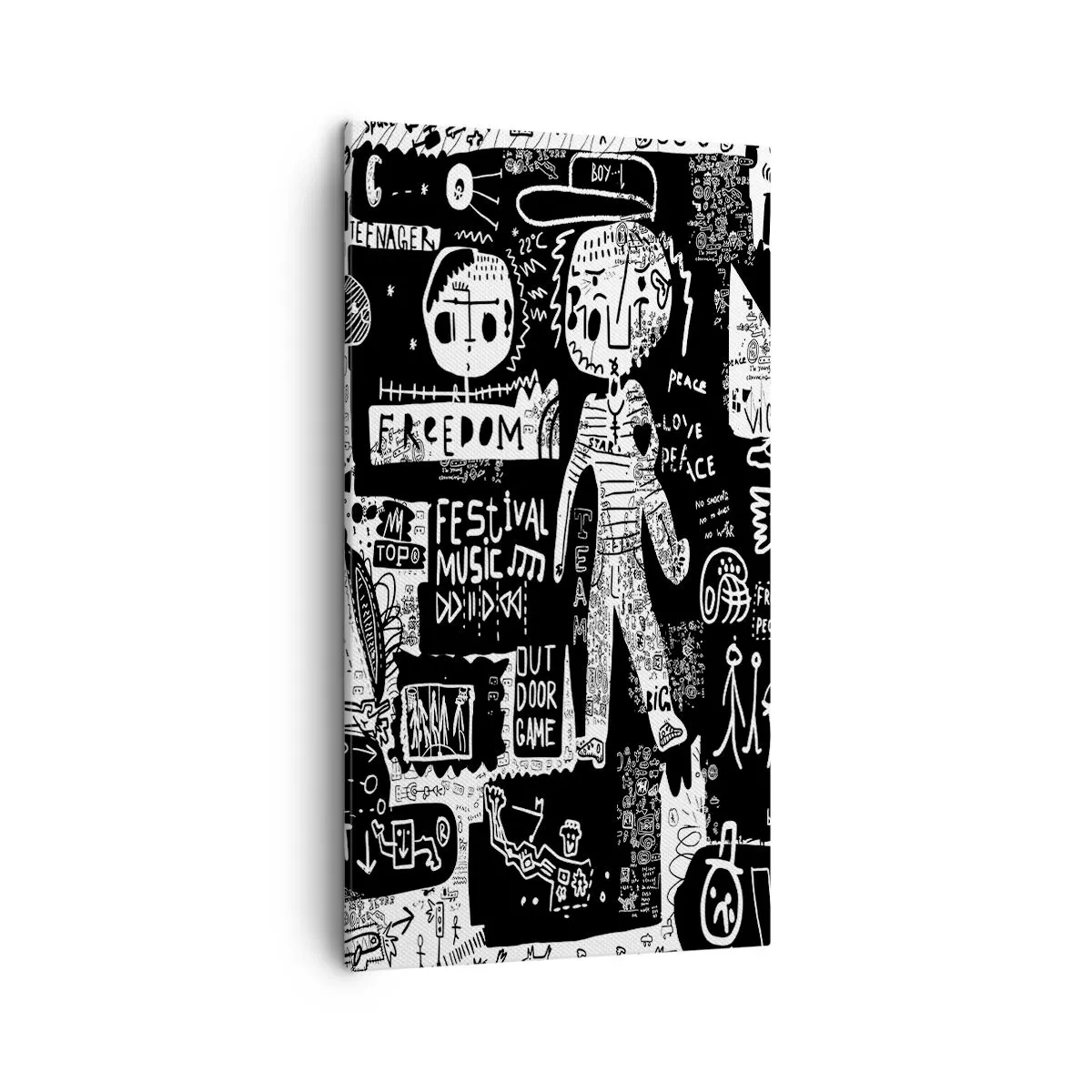 Obraz na płótnie - Duchowej młodości prawa i radości - 45x80 cm